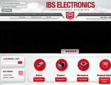 Tablet Screenshot of ibselectronics.com