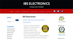 Desktop Screenshot of ibselectronics.biz