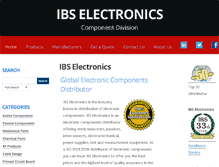 Tablet Screenshot of ibselectronics.biz